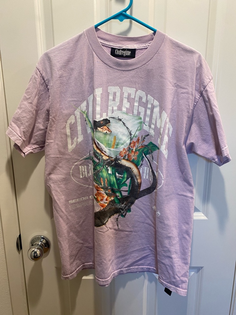 Civil Regime Lavender Graphic Tee